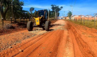 Prefeitura conclui manutenção na Estrada do Lixão, garantindo melhores condições de tráfego