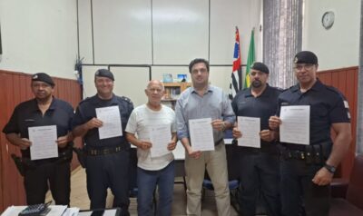 Prefeito Fábio Polidoro e Secretário de Segurança Dr. Licurgo Nunes Costa homenagearam Guardas Municipais por conduta em defesa da sociedade