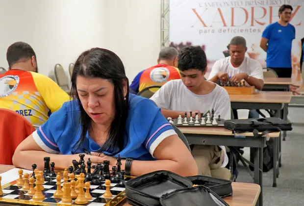 61 atletas participaram do Campeonato Brasileiro de Xadrez para Deficiente Visual