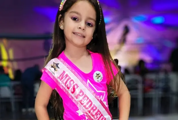 Jovem Alana Passos representa Pedreira no Concurso “Miss São Paulo Teen Infantil”