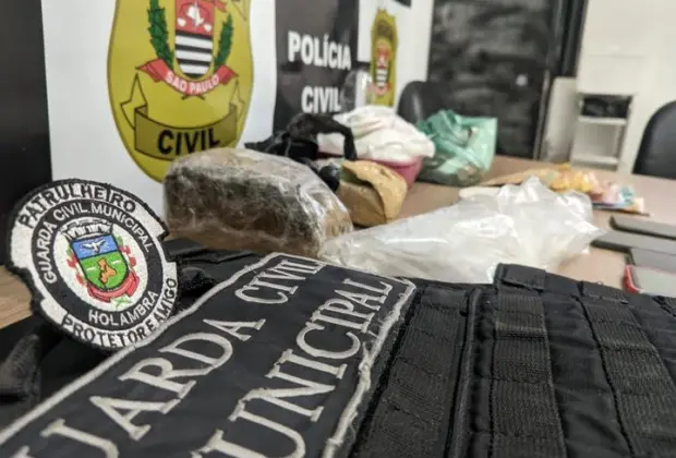 GCM DE HOLAMBRA E POLÍCIA CIVIL DE ARTUR NOGUEIRA APREENDEM MAIS DE 1,5 KG DE DROGAS NO IMIGRANTES