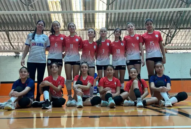Vôlei Sub-13 Feminino de Pedreira estreou na “Copa Jaguariúna 2024”