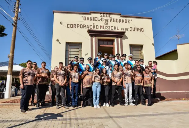 1º Encontro de Bandas comemora 100 anos da Corporação Musical 24 de Junho