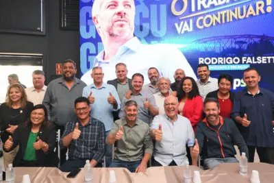 Rodrigo Falsetti oficializa pré-candidatura à reeleição ao lado de Major Tuckumantel