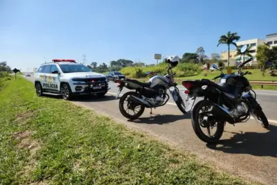 Policiamento Rodoviário Recupera Motocicletas Furtadas e Prende Suspeito em Pedreira