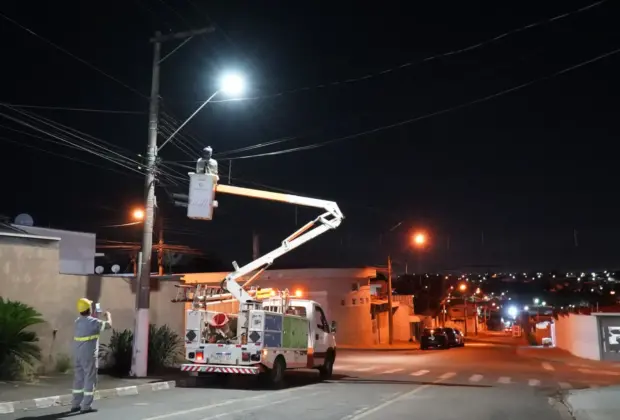 42 bairros da cidade já contam com nova iluminação em LED