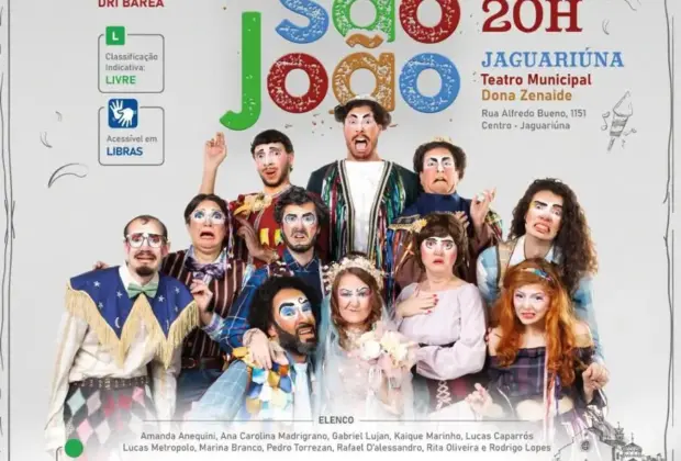 ESPETÁCULO ‘SONHO DE UMA NOITE DE SÃO JOÃO’ ACONTECE NESTE SÁBADO NO TEATRO MUNICIPAL E TEM ENTRADA GRATUITA