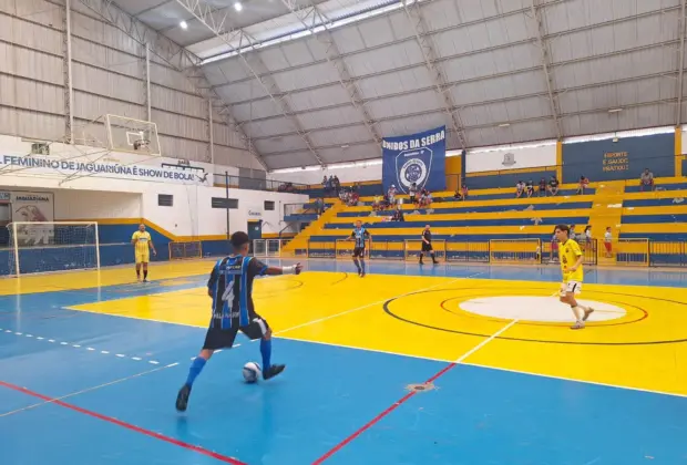 PRIMEIRA RODADA DA TAÇA OURO DO AMADOR DE FUTSAL TEM 29 GOLS NO GINÁSIO DO AZULÃO