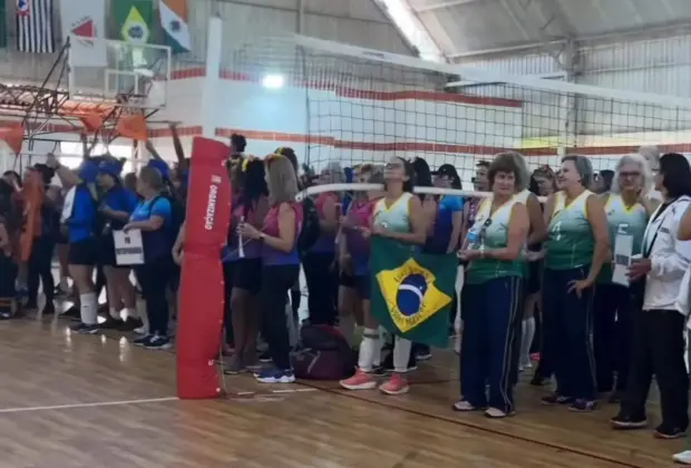 Cerimônia de Abertura do XX Torneio de Amizade de Voleibol Master Internacional em Holambra