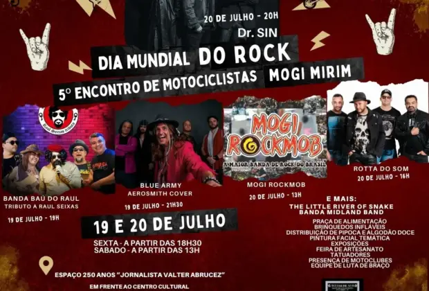 FINAL DE SEMANA DE MUITO ROCK EM MOGI MIRIM