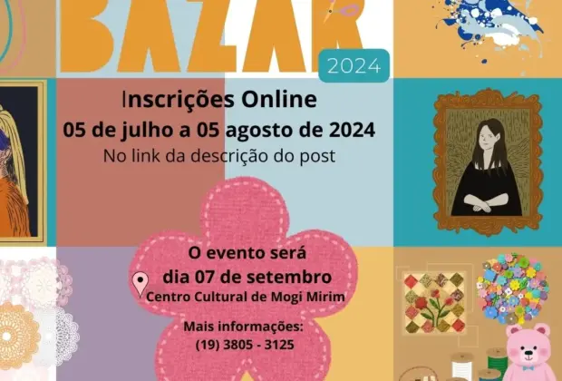 GRAN BAZAR REUNIRÁ ARTESÃOS DE MOGI MIRIM E REGIÃO