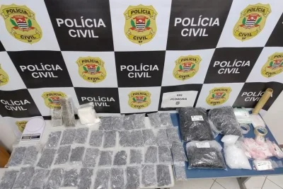 SIG da Polícia Civil de Pedreira prende duas pessoas em depósito de drogas