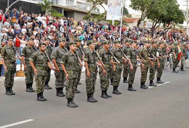 Independência do Brasil: desfile cívico-militar de 7 de Setembro na Avenida dos Trabalhadores celebra a data