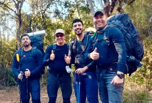 Jovens nogueirenses escalam a Pedra da Mina, ponto mais alto de São Paulo