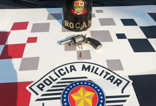 Posse Ilegal de Arma de Fogo em Mogi Guaçu: Jovem de 23 Anos é Detido pela ROCAM