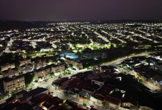 Zona Sul é a primeira região de Mogi Guaçu com iluminação 100% LED