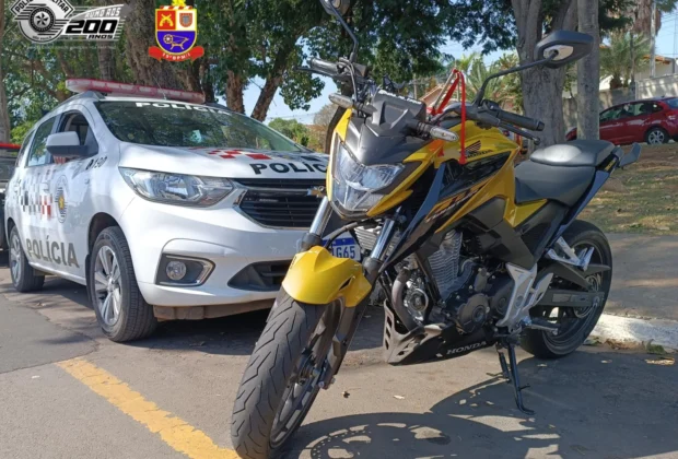 Motocicleta adulterada é apreendida em Cosmópolis