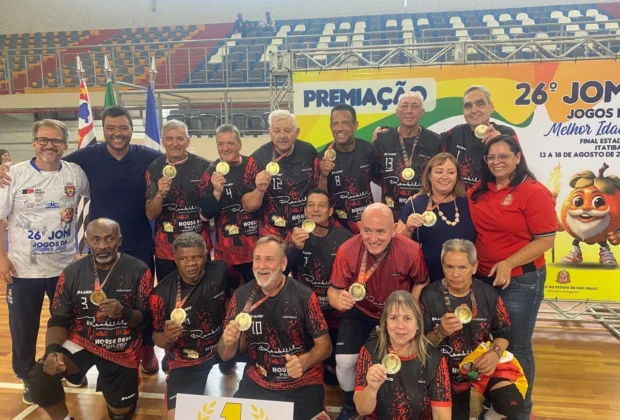 Mogi Guaçu conquista seis medalhas na fase final do 26º Jogos da Melhor Idade do Estado de São Paulo