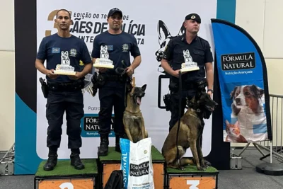 Cadela da GM de Ibiúna vence 3º Torneio de Cães Policiais organizado pela Guarda de Campinas