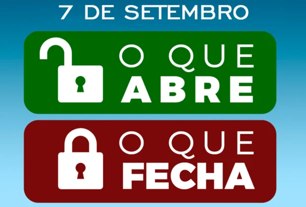 Independência do Brasil: confira o que abre e fecha