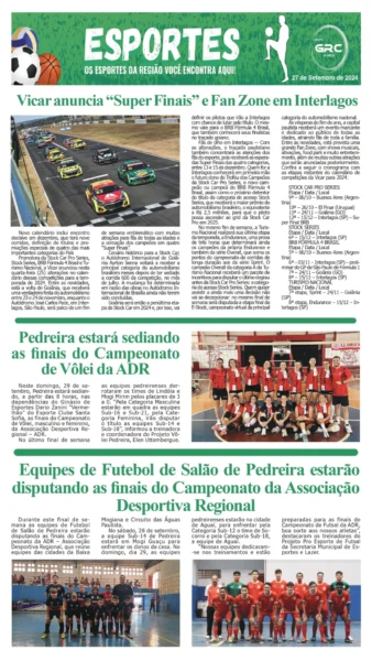 Caderno Esportes 27-09-24