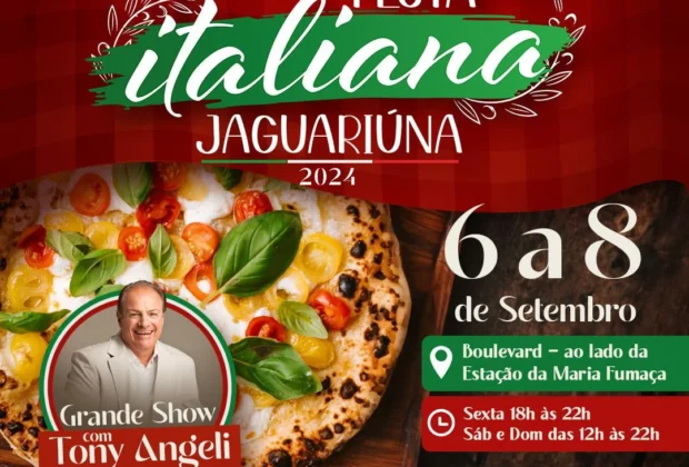 Andiamo, Jaguariúna, tem Festa Italiana no Boulevard!