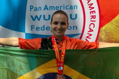 Moradora de Jaguariúna Conquista Medalhas no 14º Campeonato Pan-Americano de Wushu