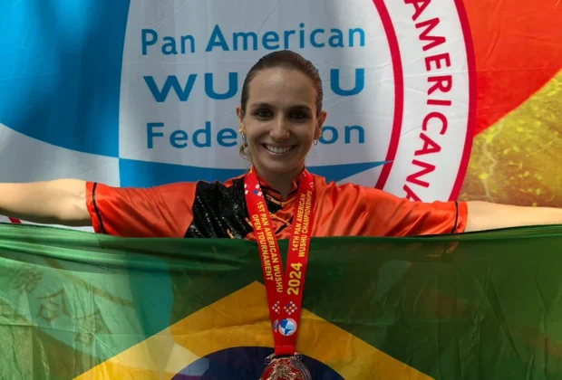 Moradora de Jaguariúna Conquista Medalhas no 14º Campeonato Pan-Americano de Wushu