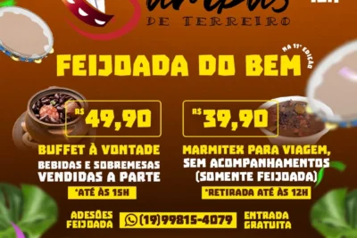 Projeto “Sambas de Terreiro” na 11º Feijoada do Bem