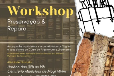 CEMITÉRIO DA SAUDADE  WORKSHOP TRARÁ ALUNOS DA UNICAMP PARA  AÇÃO DE PRESERVAÇÃO DO MURO DE TAIPA