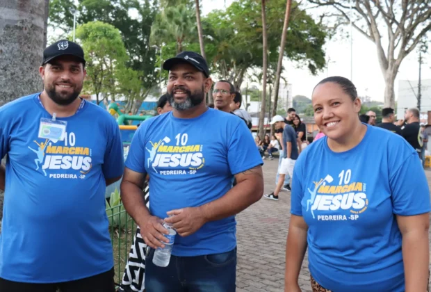 10ª “Marcha para Jesus” de Pedreira aconteceu no sábado, 28 de setembro, na Praça Ângelo Ferrari