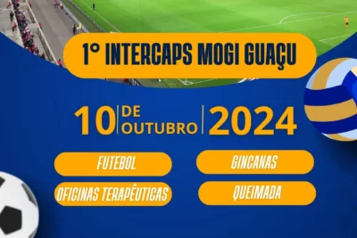 1º InterCAPS Mogi Guaçu promove competição esportiva entre pacientes de saúde mental nesta quinta-feira, 10 de outubro