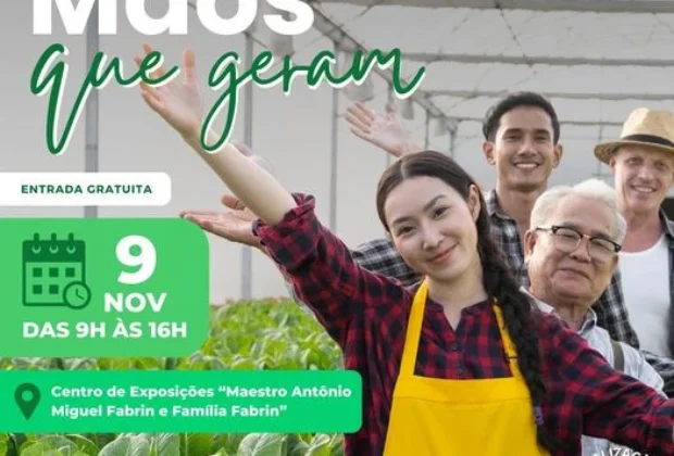 5ª Feira Rural “Mãos que Geram” movimenta Pedreira em novembro