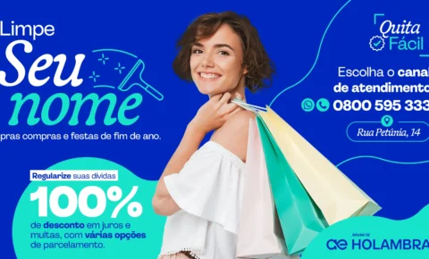 Campanha Quita Fácil oferece descontos de até 100% em juros e multas