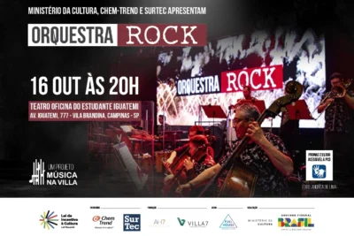 Projeto Música na Villa traz Orquestra Rock a Campinas