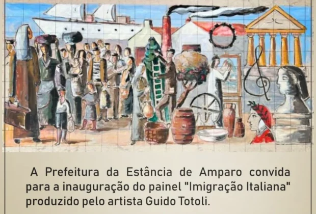 Museu de Amparo terá painel “A Imigração Italiana” e receberá obras de Guido Totoli