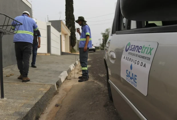 DETECÇÃO DE VAZAMENTOS NÃO VISÍVEIS CONTINUA PELO MUNICÍPIO