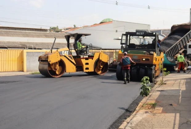 Prefeitura de Pedreira realizou o Recapeamento Asfáltico de ruas do centro