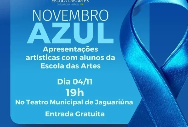 ALUNOS DA ESCOLA DAS ARTES DE JAGUARIÚNA SE APRESENTAM NO TEATRO MUNICIPAL HOJE