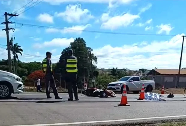 Mulher morre em colisão entre moto e carro na SP-107, em Holambra