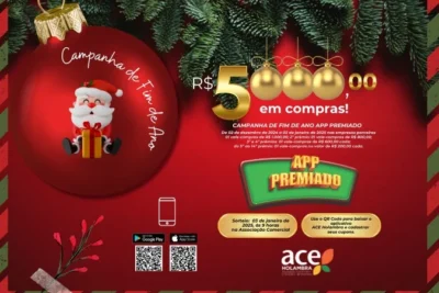 CAMPANHA DE FIM DE ANO DA ACE VAI SORTEAR R$ 5 MIL EM COMPRAS