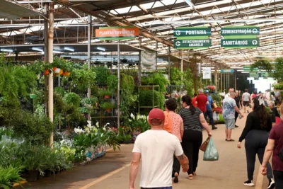 Mercado de Flores da Ceasa pode ser boa opção de lazer para este feriado.