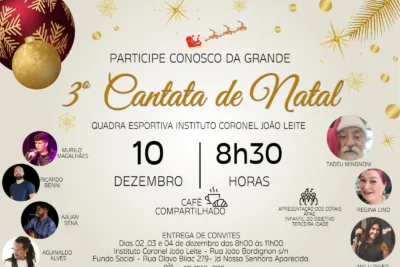 VEM AÍ A 3ª CANTATA DE NATAL PREPARADA PELO FUNDO SOCIAL