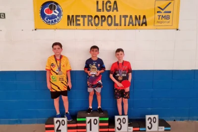 Mogi Guaçu conquista oito pódios na 9ª Etapa da Liga Metropolitana de Tênis de Mesa