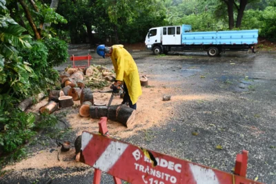 Prefeitura de Campinas mantém parques e bosques fechados após alto índice acumulado de chuvas.