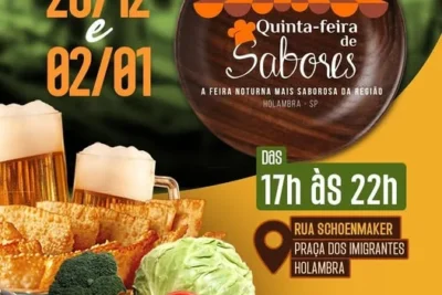 Quinta-Feira de Sabores de Holambra: programação especial para o final de ano