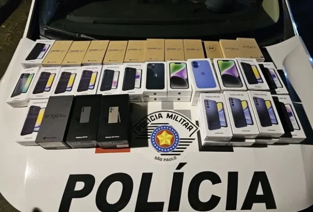 Polícia Recupera 42 Celulares Roubados de Loja da Vivo de Jaguariúna