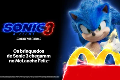 McLanche Feliz celebra o lançamento de Sonic 3