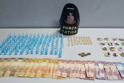 Força Tática apreende drogas e dinheiro em ocorrência de tráfico em Mogi Mirim