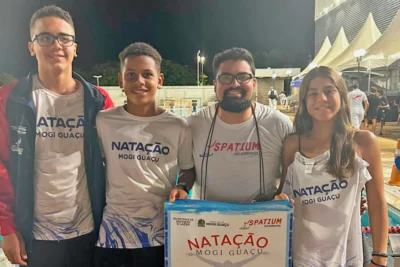 Felipe Casarim de Araújo é campeão paulista nos 50 e 100 metros livre e dos 100 metros costas